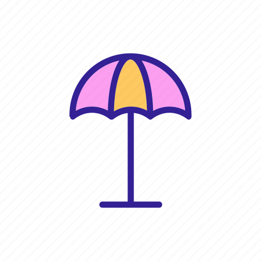 Contour, cruise, drawing, silhouette, umbrella icon - Download on Iconfinder