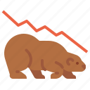 bear, market, trade, stock, cryptocurrency, bearish 