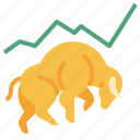 bull, market, trade, stock, cryptocurrency, bullish