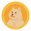 dogecoin, crypto, cryptocurrency, block, coin 
