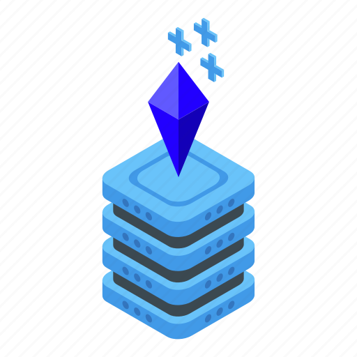Cryptocurrency, isometric, finance icon - Download on Iconfinder