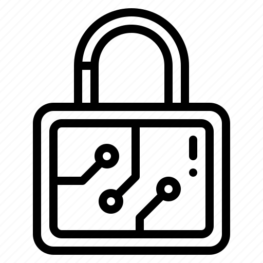 Lock, padlock, security, crypto, cryptocurrency, blockchain icon - Download on Iconfinder