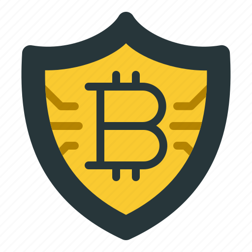 Protection, shield, cryptocurrency, digital, currency, bitcoin, safe icon - Download on Iconfinder