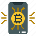 smartphone, cryptocurrency, online, payment, digital, money, currency, blockchain
