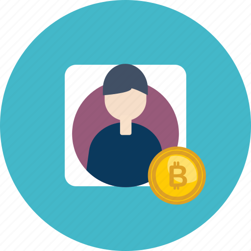Account, bitcoin, coin, cryptocurrency, male, online, verification icon - Download on Iconfinder