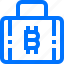 bag, bitcoin, briefcase, business, cryptocurrency, finance, suitcase 