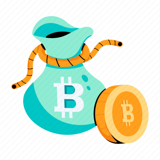 Money bag, money sack, bitcoin sack, money pouch, bitcoin pouch icon - Download on Iconfinder