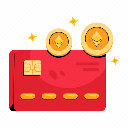 Ethereum card, card transaction, ethereum payment, crypto payment, credit money icon - Download on Iconfinder
