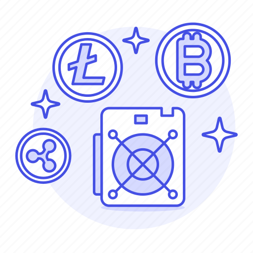 Asset, computer, digital, currency, mining, cryptocurrency, cryptomining icon - Download on Iconfinder