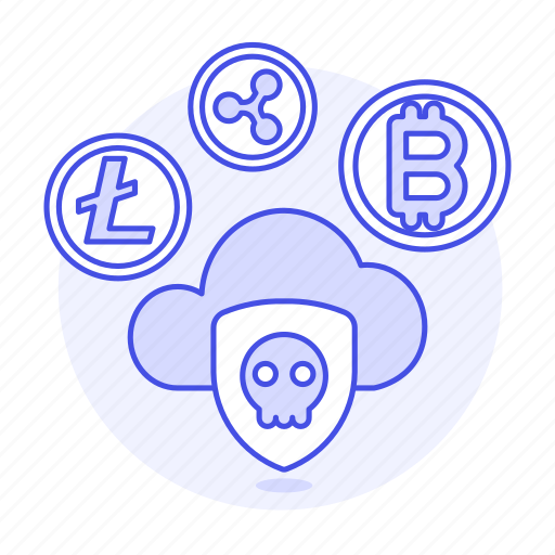 Asset, cloud, crypto, cryptocurrency, cryptography, currency, digital icon - Download on Iconfinder