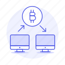 asset, bitcoin, coin, crypto, cryptocurrency, currency, digital, transfer, usage