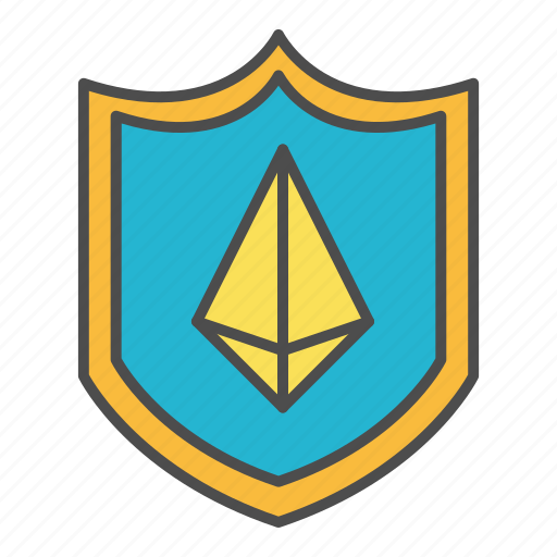 Crypto, ethereum, protection, security, shield icon - Download on Iconfinder