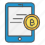 bitcoin, payment, smartphone, tablet, transaction 