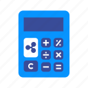 calculator, crypto, cryptocurrency, encryption, payment, ripple, virtual