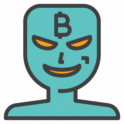 Bitcoin, crime, cyber, fraud, hacker, scam, scammer icon - Download on Iconfinder