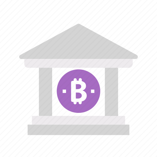 Bank, bitcoin, building, coin, cryptocurrency, money icon - Download on Iconfinder
