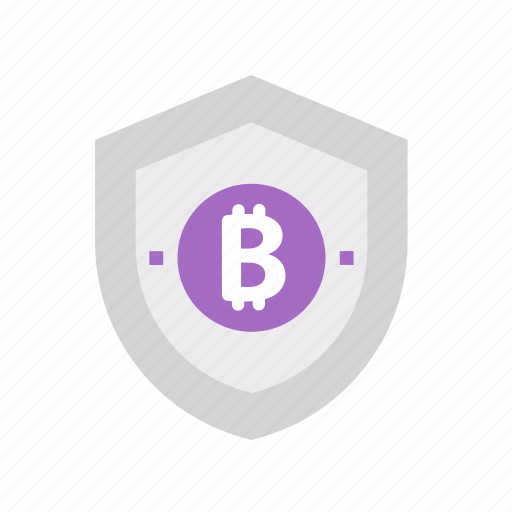 Bitcoin, cryptocurrency, safety, security, shield icon - Download on Iconfinder