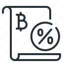 bitcoin, cryptocurrency, document, percent percentpərˈsent, taxes