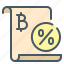 bitcoin, cryptocurrency, percent, taxes, document 