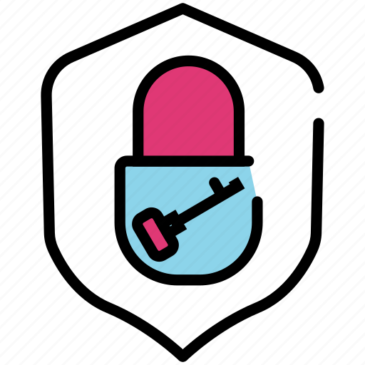 Lock, protection, safe, safety, secure, security, shield icon - Download on Iconfinder