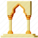 gate, entrance, entrygate, mosque, pillar, arabic, islamic, decoration, ramadan 