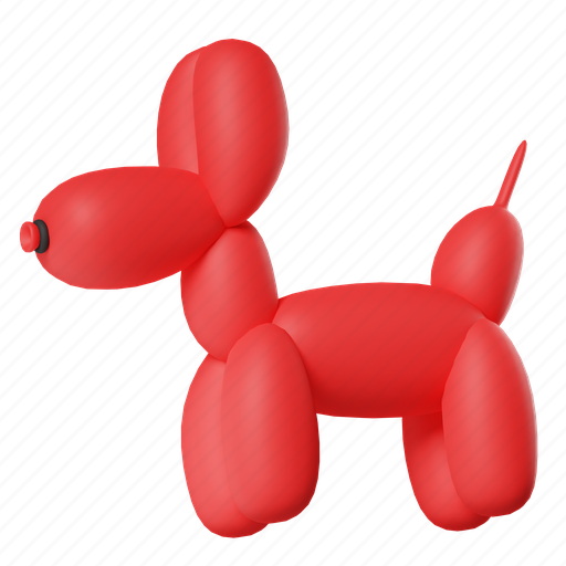Balloon, dog, dog balloon, toy, decoration, carnival, festival icon - Download on Iconfinder