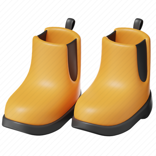 Ankle boots, boots, ankle shoes, winter boots, footwear, fashion, footgear 3D illustration - Download on Iconfinder
