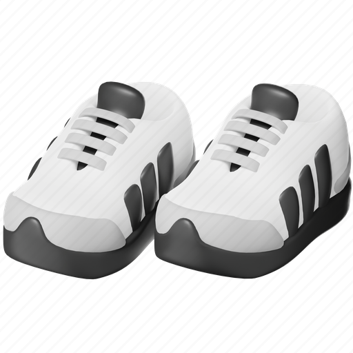 Running shoes, shoe, sport, sneakers, footwear, fashion, footgear 3D illustration - Download on Iconfinder