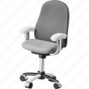 office chair, armchair, seat, desk, work, furniture, interior, home decor