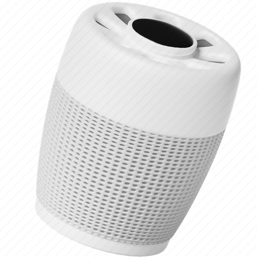 Air purifier, humidifier, cleaning, air, home appliances, gadget, device 3D illustration - Download on Iconfinder