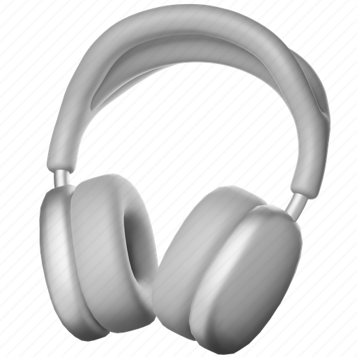 Headphone, headset, earphone, audio, music, gadget, device 3D illustration - Download on Iconfinder