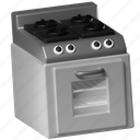 stove, oven, cooker, burner, gas, kitchen, kitchenware, cooking, utensil 