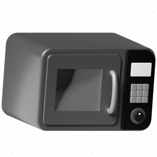 Microwave, oven, stove, cooker, electronics, kitchen, kitchenware 3D illustration - Download on Iconfinder