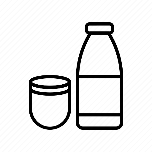 Milk, bottle, drink, glass, beverage icon - Download on Iconfinder