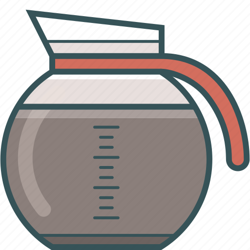 Brewed coffee, coffee, coffee jug, coffeemaker, espresso, jug icon - Download on Iconfinder