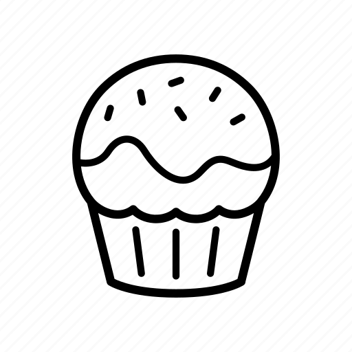 Cupcakes, cupcake, cake, cream, sweet, sprinkles, icing icon - Download on Iconfinder