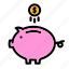pig, bank, business, finance, currency, money, financial 