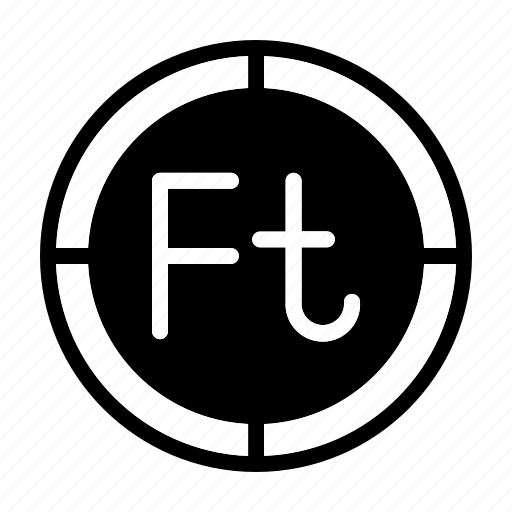 Forint, hungaria, huf, currency, essential, coin, ui icon - Download on Iconfinder