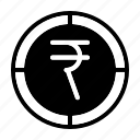 rupee, india, inr, currency, essential, coin, ui, money