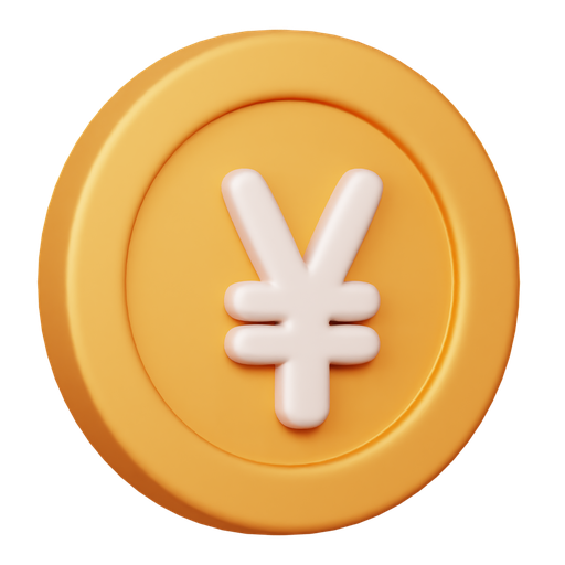 Currency, money, coins, finance, currency exchange, yen, jpy icon - Free download