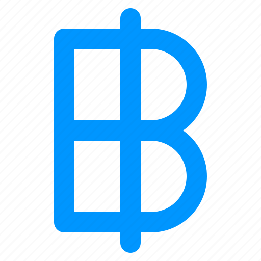 Baht, currency, thai, thailand icon - Download on Iconfinder