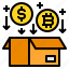 box, business, coin, currency, money 