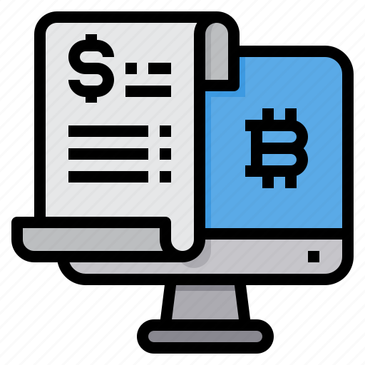 Bitcoin, computer, cryptocurrency, file, money icon - Download on Iconfinder
