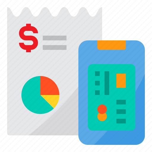 Bill, card, credit, online, report, smartphone icon - Download on Iconfinder