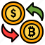 exchange, money, finance, dollar, currency, bitcoin, payment 