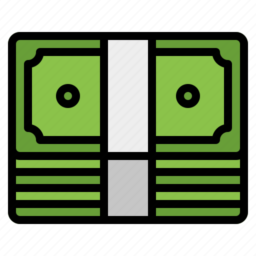 Money, finance, dollar, cash, currency, payment, stack icon - Download on Iconfinder