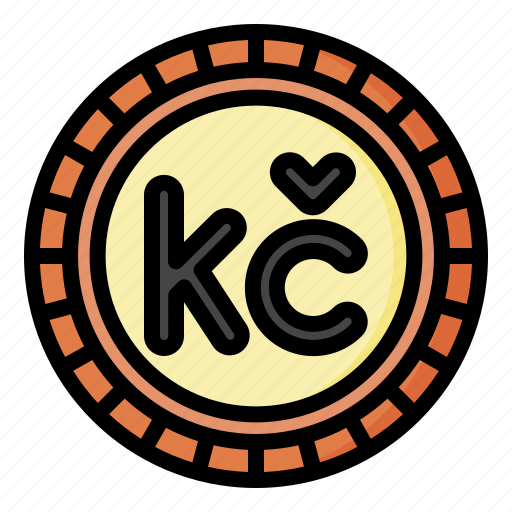 Koruna, ceko, currency, financial, coin, money icon - Download on Iconfinder