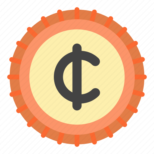 Cedi, ghana, currency, financial, coin, money icon - Download on Iconfinder
