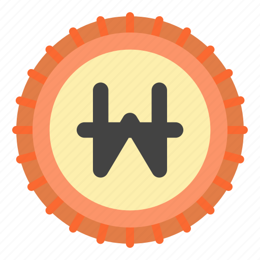 Won, korea, currency, financial, coin, money icon - Download on Iconfinder
