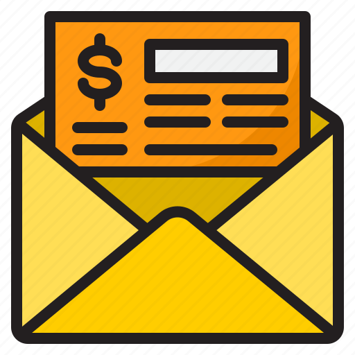 Mail, cheque, currency, finance, money icon - Download on Iconfinder